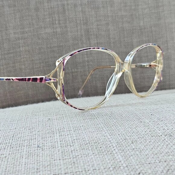 Vintage Ellen Color Women Eyeglasses SILVER DOLLAR Glasses 54[]15 130 Eye Wear main image 4